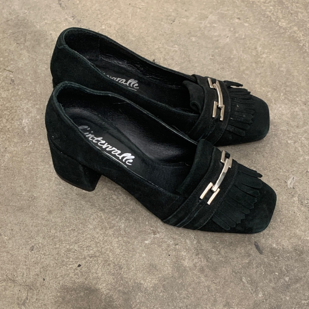 L’intervalle Black Suede Women's Loafers